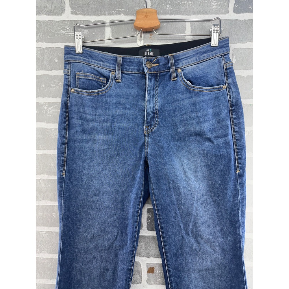 LuLaRoe Womens Blue High Rise Flare Jeans Size 30 Medium Wash Denim L-161367 - Picture 9 of 9